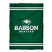 Babson College Beavers Vive La Fete Game Day Soft Premium Fleece Green Throw Blanket 40" x 58” Logo and Stripes - Vive La Fête - Online Apparel Store