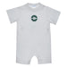 Babson College Beavers Embroidered White Knit Short Sleeve Boys Romper