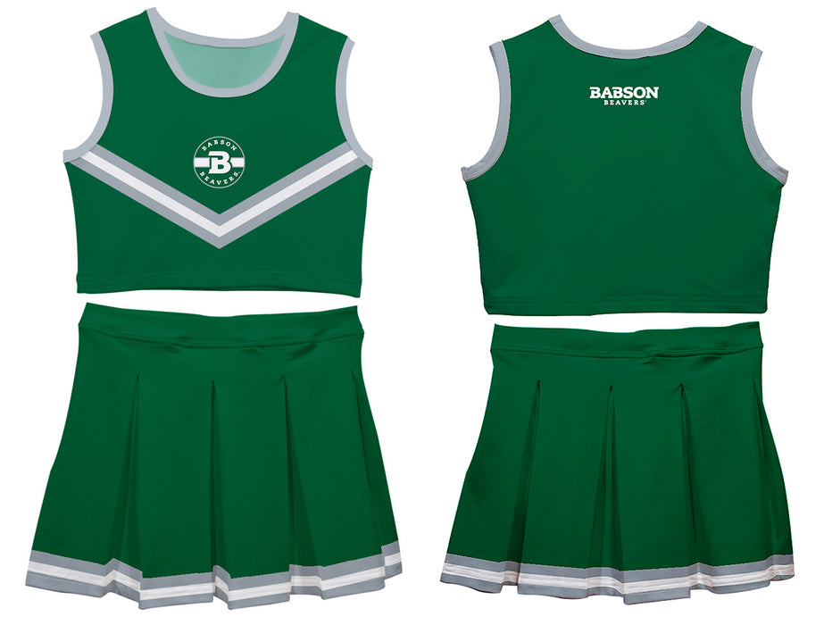 Babson College Beavers Vive La Fete Game Day Green Sleeveless Cheerleader Set - Vive La Fête - Online Apparel Store
