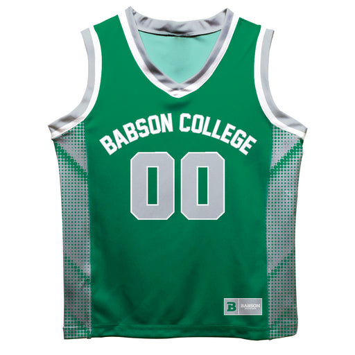 Babson College Beavers Vive La Fete Game Day Green Boys Fashion Basketball Top