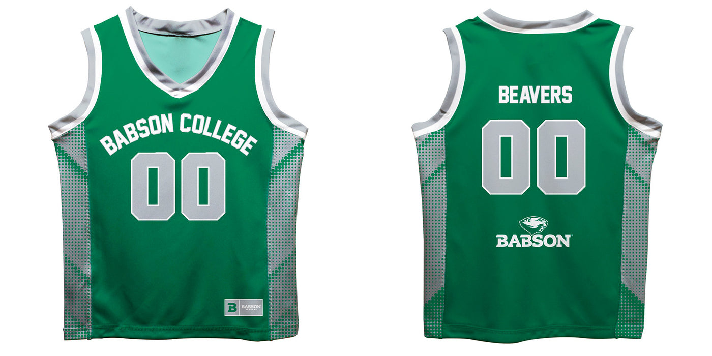 Babson College Beavers Vive La Fete Game Day Green Boys Fashion Basketball Top - Vive La Fête - Online Apparel Store