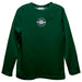 Babson College Beavers Embroidered Hunter Green Long Sleeve Boys Tee Shirt