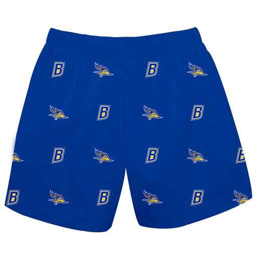 CSU Bakersfield Roadrunners Vive La Fete Boys Game Day All Over Logo Elastic Waist Classic Play Blue Pull On Short