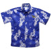 Cal State University Bakersfield Roadrunners CSUB Royal Hawaiian Short Sleeve Button Down Shirt