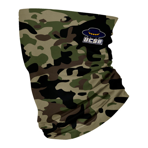 UC Santa Barbara Gauchos UCSB Vive La Fete Camo Collegiate Face Cover Soft Camouflage Four Way Stretch Neck Gaiter - Vive La Fête - Online Apparel Store