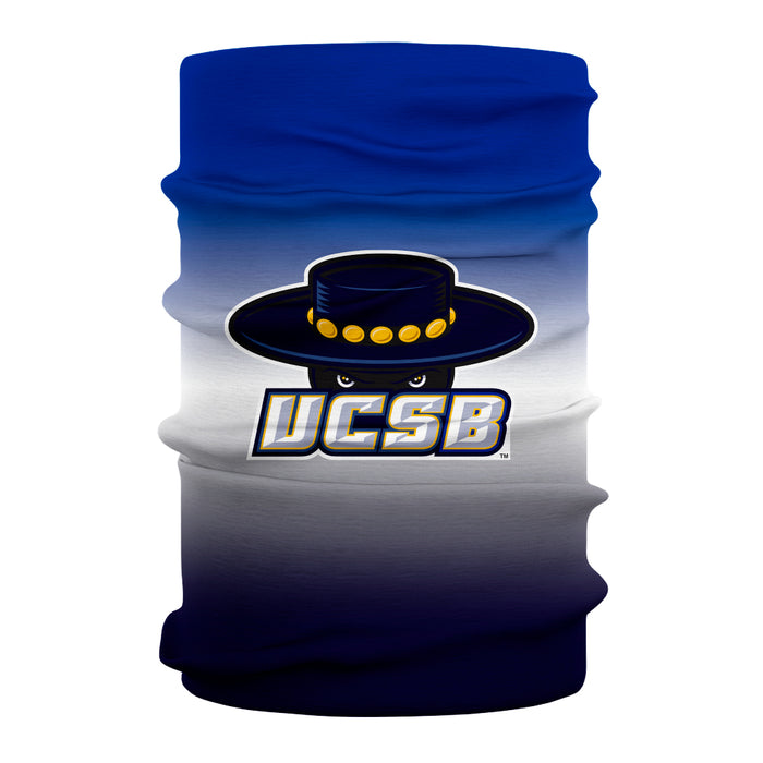 UC Santa Barbara Gauchos UCSB Vive La Fete Degrade Logo Game Day Collegiate Face Cover Soft 4-Way Stretch Neck Gaiter - Vive La Fête - Online Apparel Store