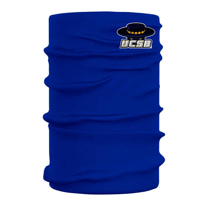 UC Santa Barbara Gauchos UCSB Vive La Fete Blue Game Day Collegiate Logo Face Cover Soft Four Way Stretch Neck Gaiter - Vive La Fête - Online Apparel Store