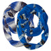 UC Santa Barbara Gauchos Vive La Fete All Over Logo Collegiate Women Set of 2 Light Weight Ultra Soft Infinity Scarfs