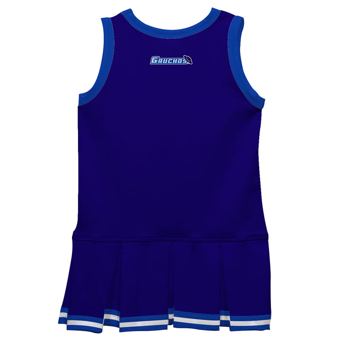 UC Santa Barbara Gauchos UCSB Vive La Fete Game Day Blue Sleeveless Cheerleader Dress - Vive La Fête - Online Apparel Store