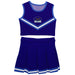 UC Santa Barbara Gauchos UCSB Vive La Fete Game Day Blue Sleeveless Cheerleader Set