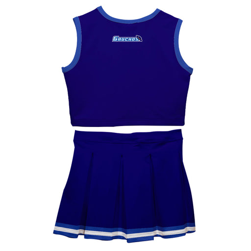 UC Santa Barbara Gauchos UCSB Vive La Fete Game Day Blue Sleeveless Cheerleader Set - Vive La Fête - Online Apparel Store