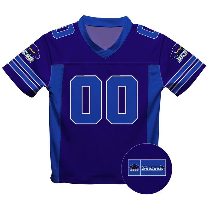 UC Santa Barbara Gauchos UCSB Vive La Fete Game Day Purple Boys Fashion Football T-Shirt - Vive La Fête - Online Apparel Store