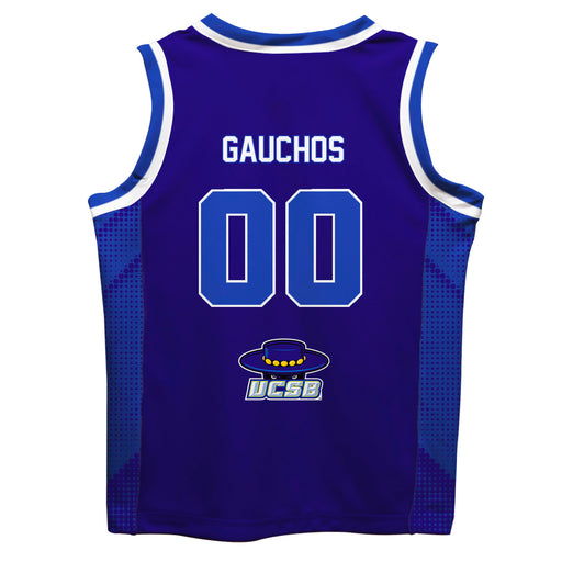 UC Santa Barbara Gauchos UCSB Vive La Fete Game Day Blue Boys Fashion Basketball Top - Vive La Fête - Online Apparel Store