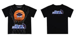 UC Santa Barbara Gauchos UCSB Original Dripping Basketball Blue T-Shirt by Vive La Fete - Vive La Fête - Online Apparel Store