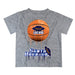 UC Santa Barbara Gauchos UCSB Original Dripping Basketball Heather Gray T-Shirt by Vive La Fete