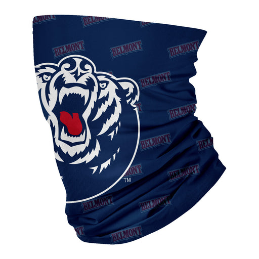 Belmont University Bruins Neck Gaiter Navy All Over Logo - Vive La Fête - Online Apparel Store