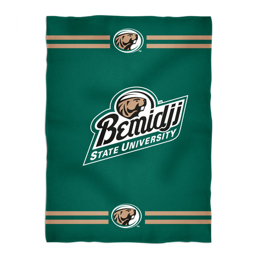 Bemidji State Beavers Blanket Green BSU - Vive La Fête - Online Apparel Store
