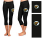 Bemidji State Beavers Vive La Fete Game Day Collegiate Large Logo on Thigh and Waist Girls Black Capri Leggings - Vive La Fête - Online Apparel Store