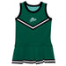 Bemidji State Beavers Vive La Fete Game Day Green Sleeveless Cheerleader Dress