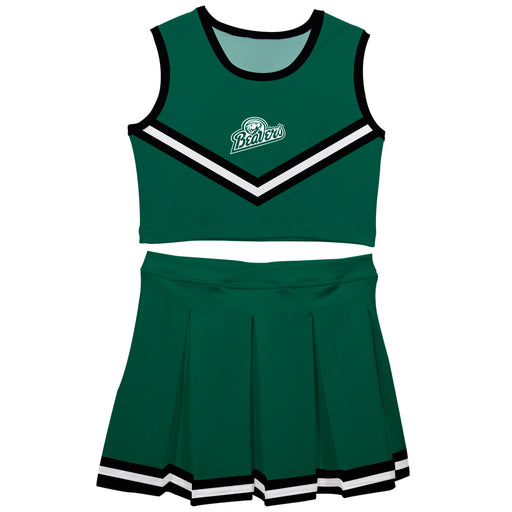 Bemidji State Beavers Vive La Fete Game Day Green Sleeveless Cheerleader Set