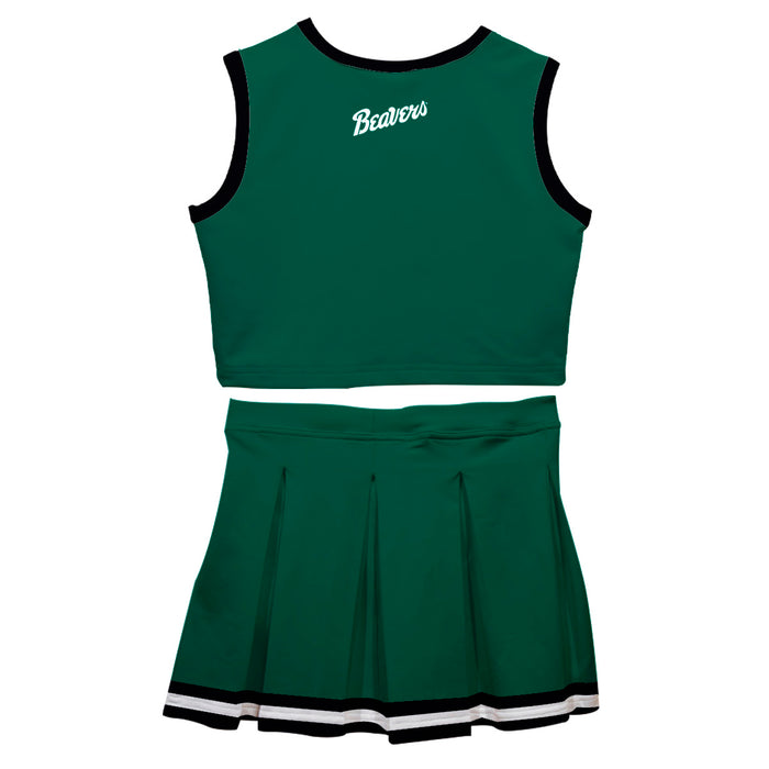 Bemidji State Beavers Vive La Fete Game Day Green Sleeveless Cheerleader Set - Vive La Fête - Online Apparel Store