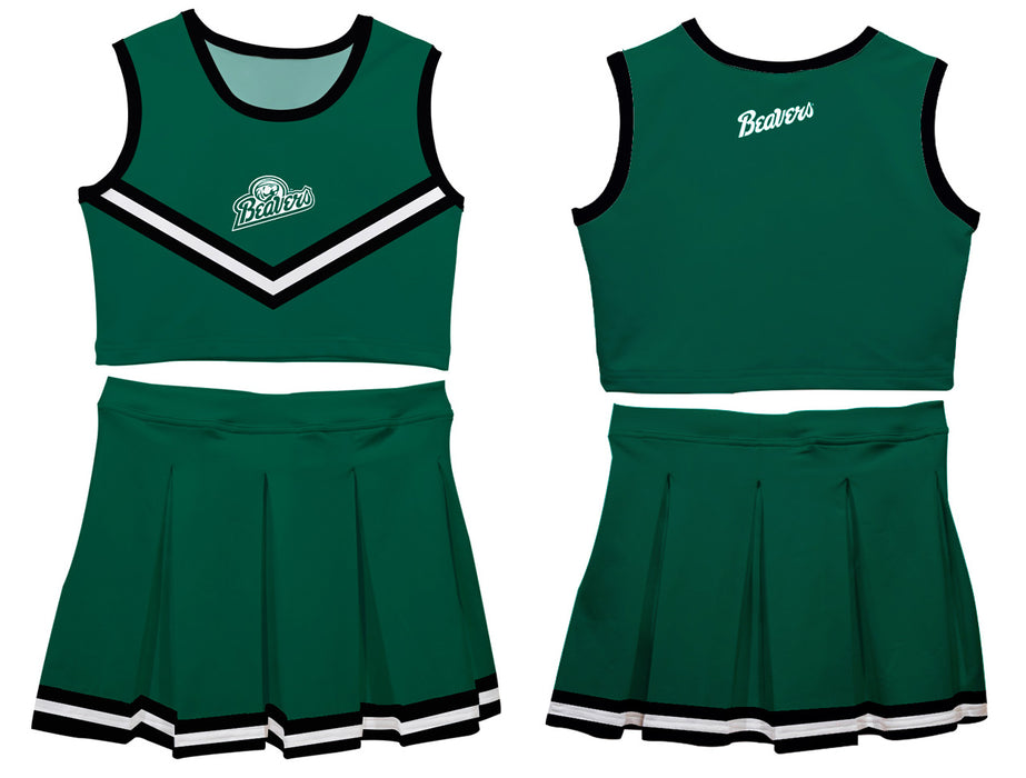 Bemidji State Beavers Vive La Fete Game Day Green Sleeveless Cheerleader Set - Vive La Fête - Online Apparel Store