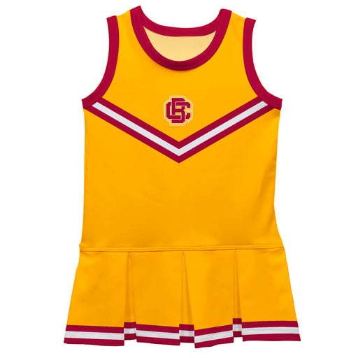 Bethune-Cookman Wildcats Vive La Fete Game Day Yellow Sleeveless Cheerleader Dress