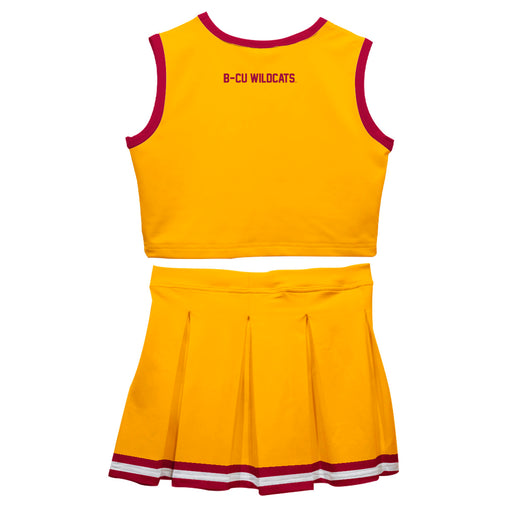 Bethune-Cookman Wildcats Vive La Fete Game Day Yellow Sleeveless Cheerleader Set - Vive La Fête - Online Apparel Store