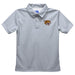 Bethune-Cookman Wildcats BC-U Embroidered Gray Short Sleeve Polo Box Shirt