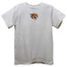 Bethune Cookman Wildcats Embroidered White Short Sleeve Boys Tee Shirt