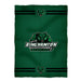 Binghamton University Bearcats Vive La Fete Game Day Soft Premium Fleece Green Throw Blanket 40" x 58” Logo and Stripes - Vive La Fête - Online Apparel Store
