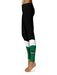 Binghamton Bearcats Vive La Fete Game Day Collegiate Ankle Color Block Women's Black Green Yoga Leggings - Vive La Fête - Online Apparel Store