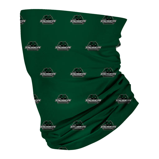 Binghamton Bearcats Vive La Fete All Over Logo Game Day  Collegiate Face Cover Soft 4-Way Stretch Two Ply Neck Gaiter - Vive La Fête - Online Apparel Store