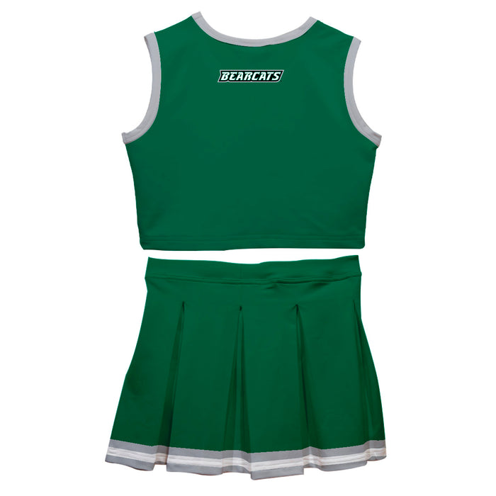 Binghamton University Bearcats Vive La Fete Game Day Green Sleeveless Cheerleader Set - Vive La Fête - Online Apparel Store