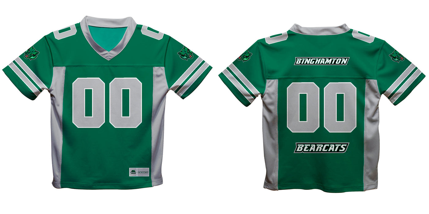 Binghamton University Bearcats Vive La Fete Game Day Green Boys Fashion Football T-Shirt - Vive La Fête - Online Apparel Store