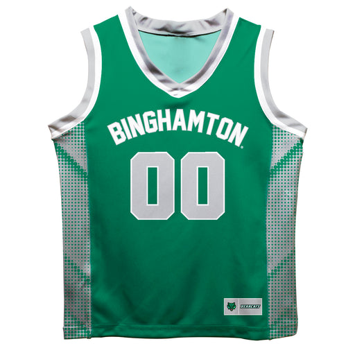Binghamton University Bearcats Vive La Fete Game Day Green Boys Fashion Basketball Top