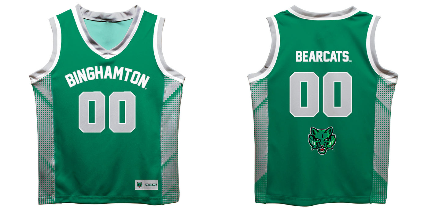Binghamton University Bearcats Vive La Fete Game Day Green Boys Fashion Basketball Top - Vive La Fête - Online Apparel Store