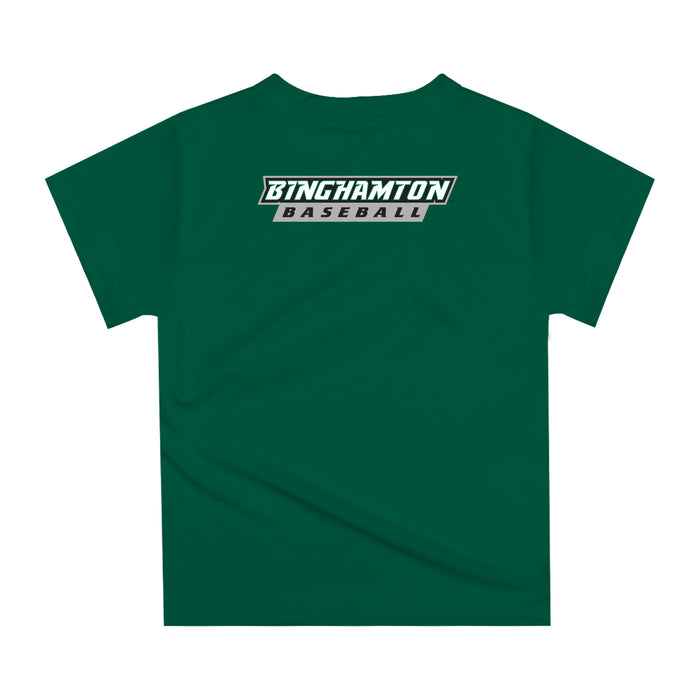 Binghamton University Bearcats Original Dripping Baseball Hat Green T-Shirt by Vive La Fete - Vive La Fête - Online Apparel Store