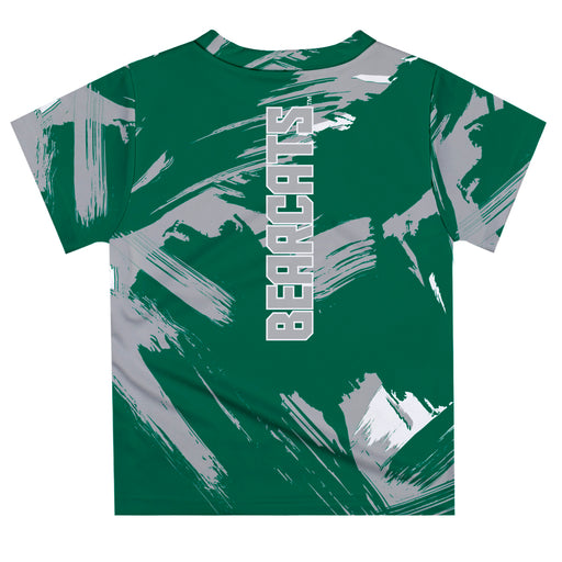 Binghamton University Bearcats Vive La Fete Boys Game Day Green Short Sleeve Tee Paint Brush - Vive La Fête - Online Apparel Store