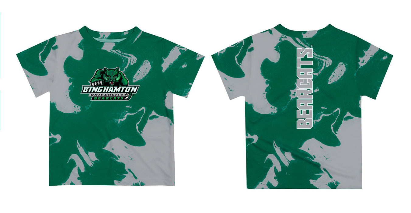 Binghamton University Bearcats Vive La Fete Marble Boys Game Day Green Short Sleeve Tee - Vive La Fête - Online Apparel Store