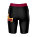 Brooklyn Bulldogs Vive La Fete Game Day Logo on Thigh and Waistband Black and Maroon Women Bike Short 9 Inseam" - Vive La Fête - Online Apparel Store