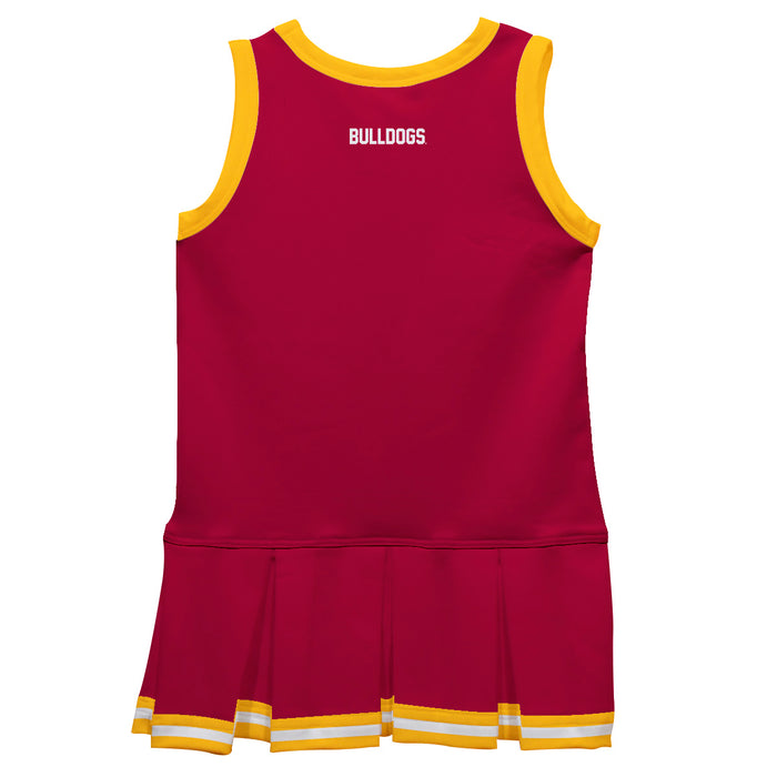 Brooklyn Bulldogs Vive La Fete Game Day Maroon Sleeveless Cheerleader Dress - Vive La Fête - Online Apparel Store