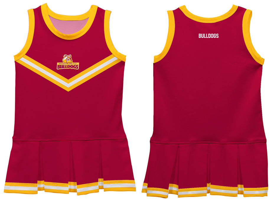 Brooklyn Bulldogs Vive La Fete Game Day Maroon Sleeveless Cheerleader Dress - Vive La Fête - Online Apparel Store