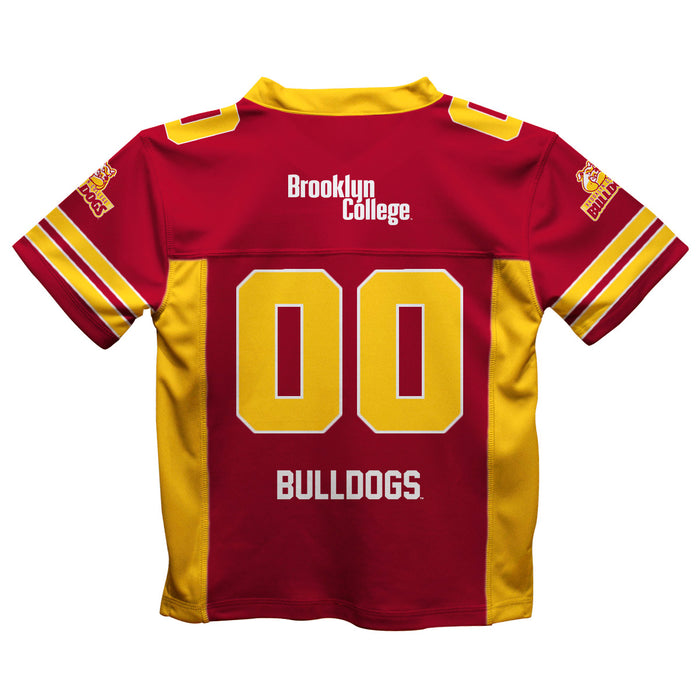 Brooklyn College Bulldogs Vive La Fete Game Day Maroon Boys Fashion Football T-Shirt - Vive La Fête - Online Apparel Store