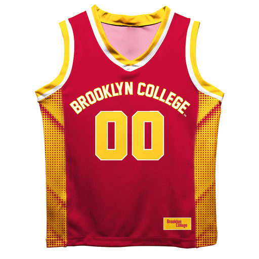 Brooklyn College Bulldogs Vive La Fete Game Day Maroon Boys Fashion Basketball Top