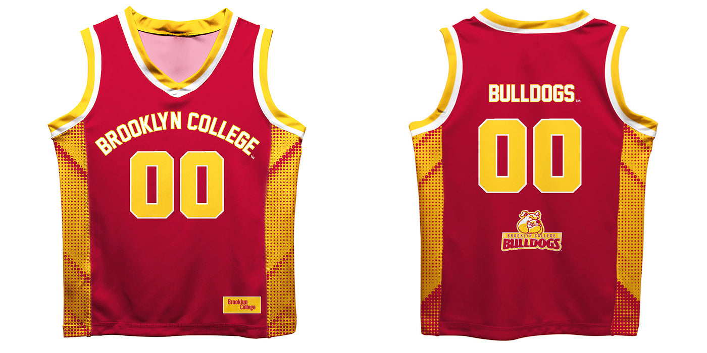 Brooklyn College Bulldogs Vive La Fete Game Day Maroon Boys Fashion Basketball Top - Vive La Fête - Online Apparel Store
