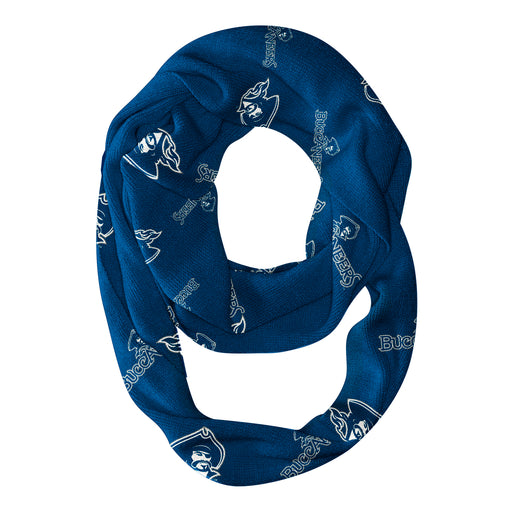 Blinn College Buccaneers Vive La Fete Repeat Logo Game Day Collegiate Women Light Weight Ultra Soft Infinity Scarf