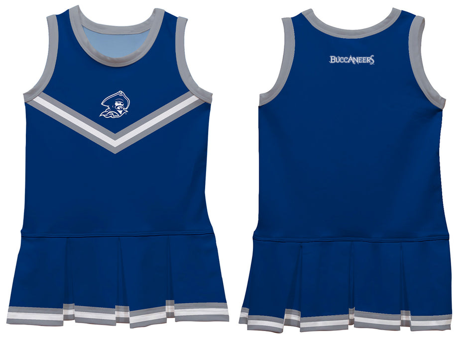 Blinn College Buccaneers Vive La Fete Game Day Blue Sleeveless Cheerleader Dress - Vive La Fête - Online Apparel Store