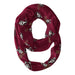 Bloomsburg University Huskies Vive La Fete Repeat Logo Game Day Collegiate Women Light Weight Ultra Soft Infinity Scarf