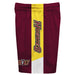 Bloomsburg Huskies Vive La Fete Game Day Maroon Stripes Boys Solid Yellow Athletic Mesh Short - Vive La Fête - Online Apparel Store
